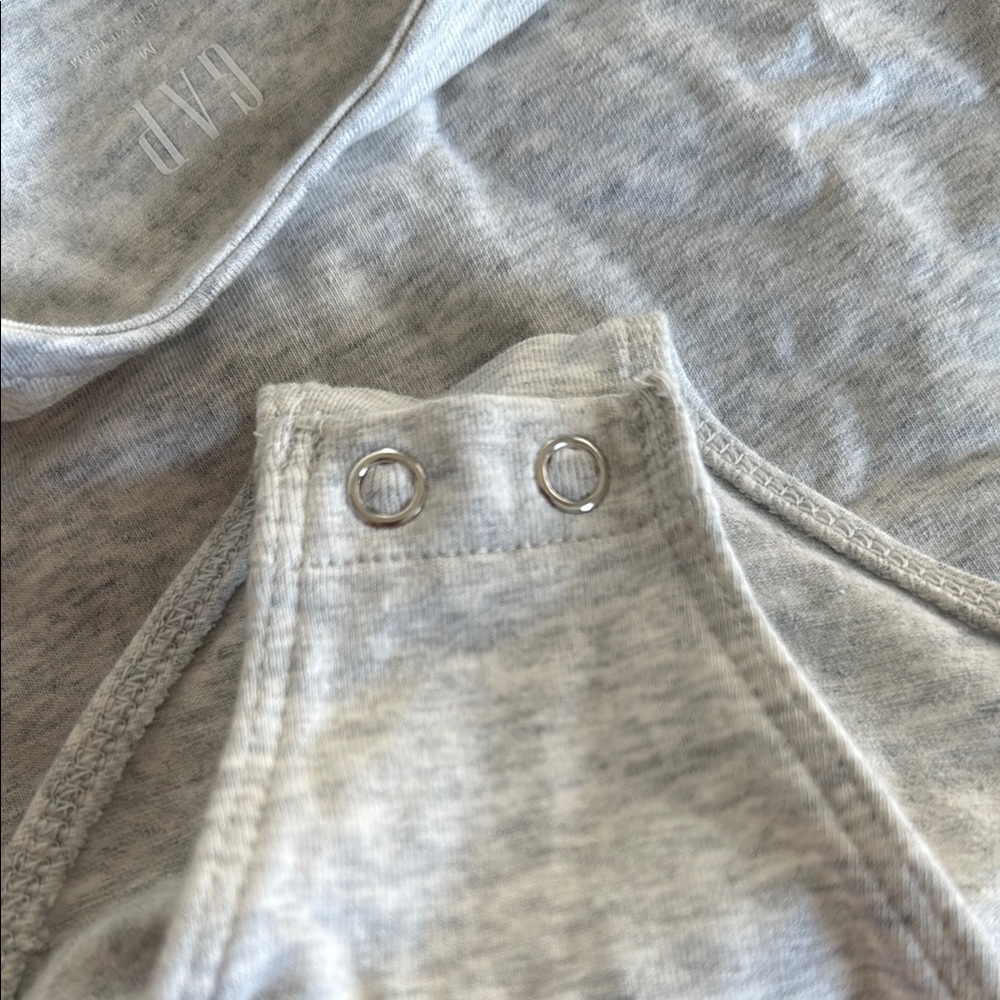 Gray Sleeveless Women's bodysuit top - Picture 5 of 5